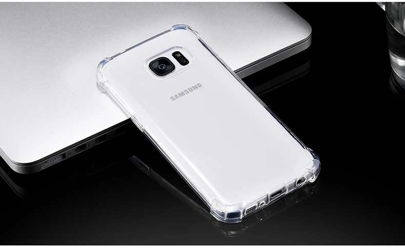 CAPSSICUM S7 противоударный мягкий прозрачный чехол для samsung Galaxy S7 Air Cushion TPU Силиконовый противоударный чехол для задней крышки прозрачный