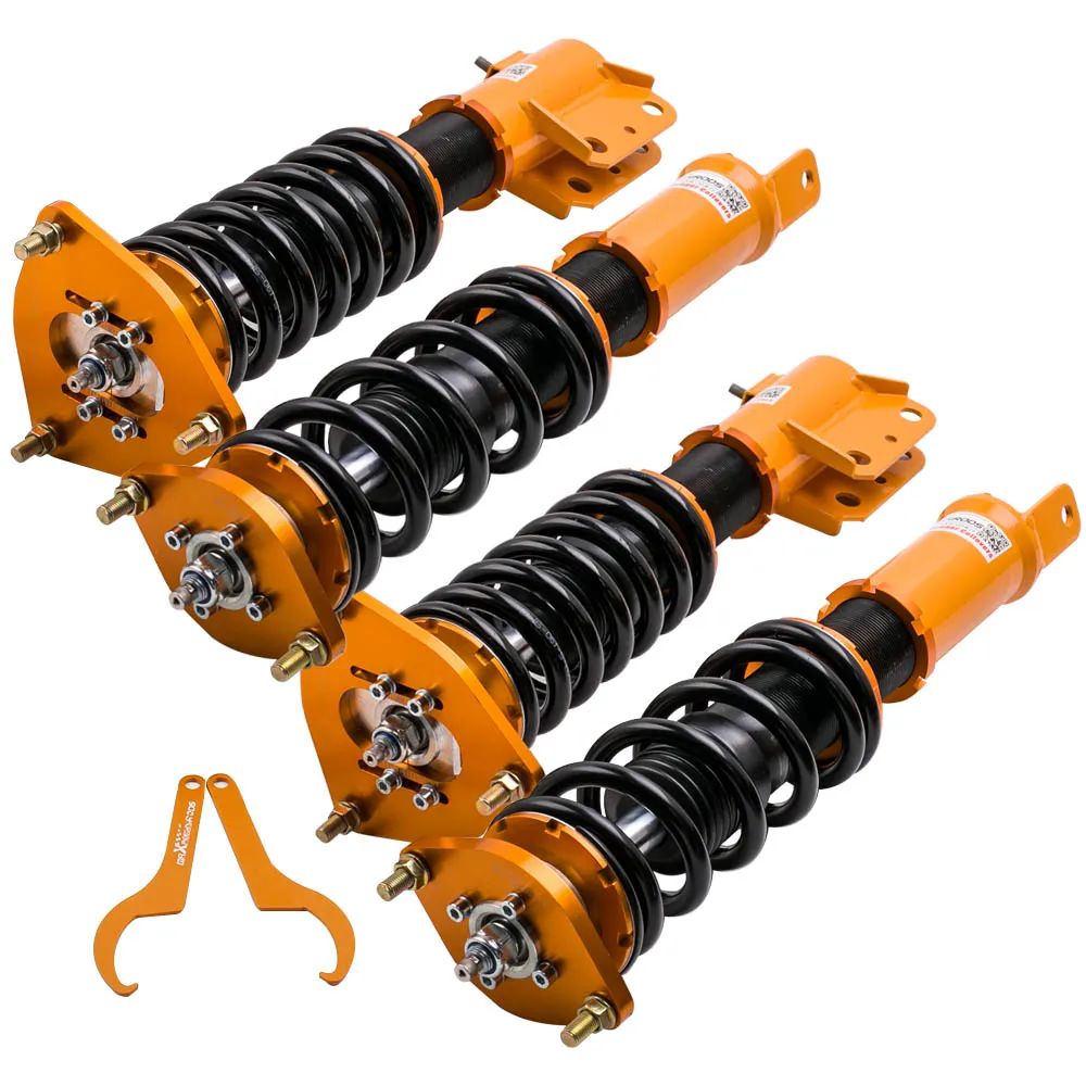 Coiloverer Coilovers комплект амортизатора Подвески Регулируемый демпфер для Mitsubishi EVO 7 8 9 CT9A 01-07