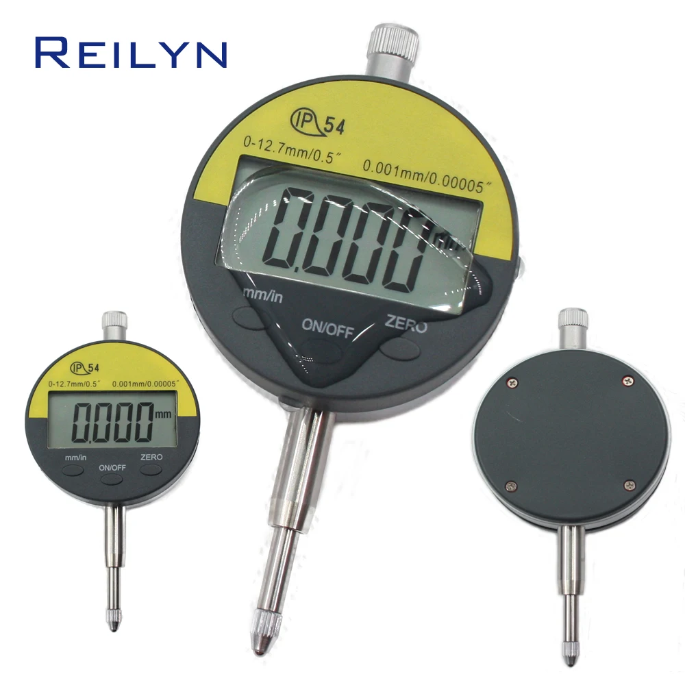 Electronic Digital Micrometer Gauge 0.5 inch (0 12.7mm) LCD display 0