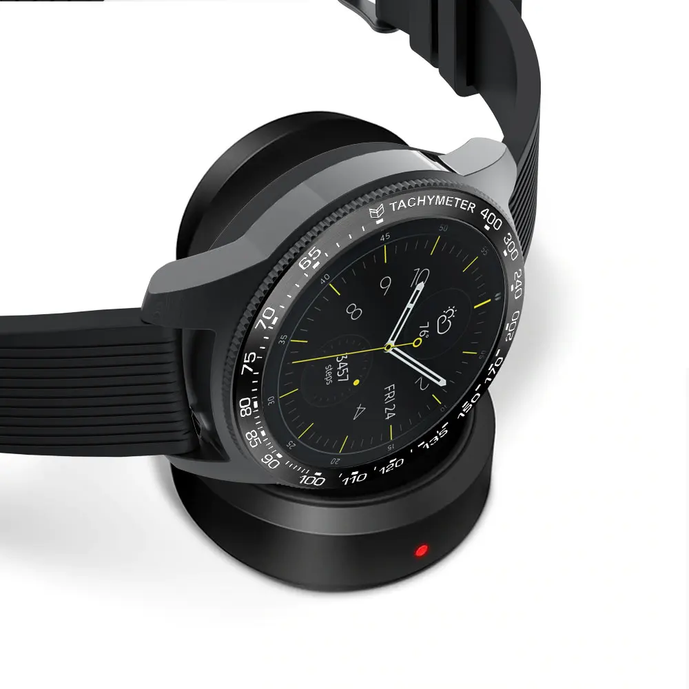 Металлический ободок для samsung Galaxy Watch 46 мм/42 мм чехол gear S3 Frontier/классическая спортивная клейкая крышка ремешок аксессуары 46/42 3