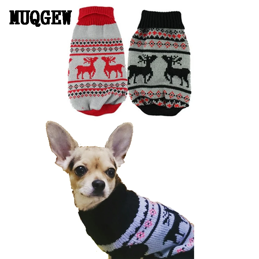 

Pet Dog Clothes Winter Chihuahua Puppy Clothes Cat For Small Dogs Clothing Dog Christmas Sweater Warm Clothing Pug #18