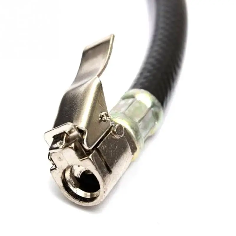 Practical Rubber Air Tire Chuck Inflator Hose Flexible 37.5cm Length