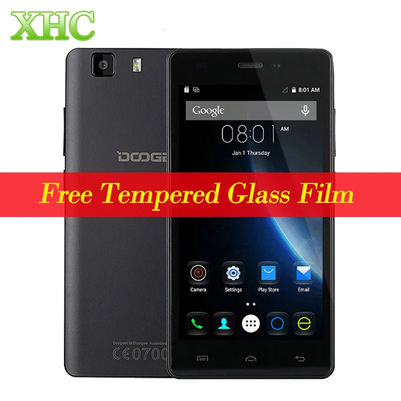 Original 3G DOOGEE X5 5 0 inch Android Smartphone MT6580 Quad Core 1GB 8GB 1280X720 2400mAh