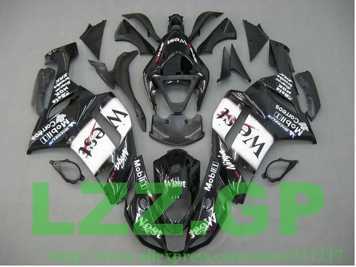 LZZ.GP WEST fairing kit FOR NINJA ZX 6R 636 07 08 ZX 6R 07 08 ZX6R 2007