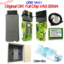 OKI полный чип Bluetooth VAS5054A AMB2300 CE UDS ODIS V4.4.1 OBD2 Bluetooth адаптер VAS5054A автоматический диагностический сканер для V W