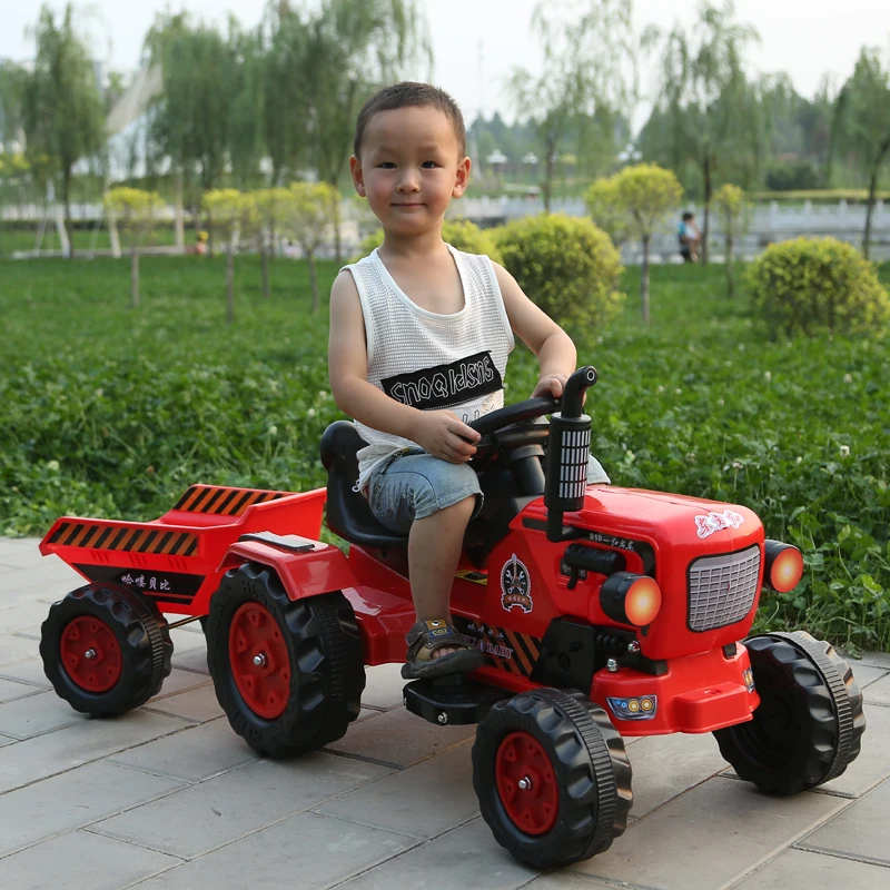

Unisex Electric car for kids ride on four-wheel tractor Dongfanghong engineering toy car electric kids cars