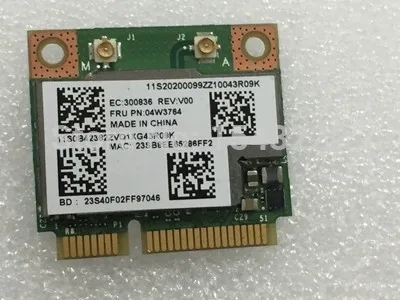 BroadCom BCM943228HMB BCM43228 300M+BT4.0 Half Mini PCIe Wireless Card FRU:04W3763 04W3764 for LenovoS430 B430 S230U T430U X131E |