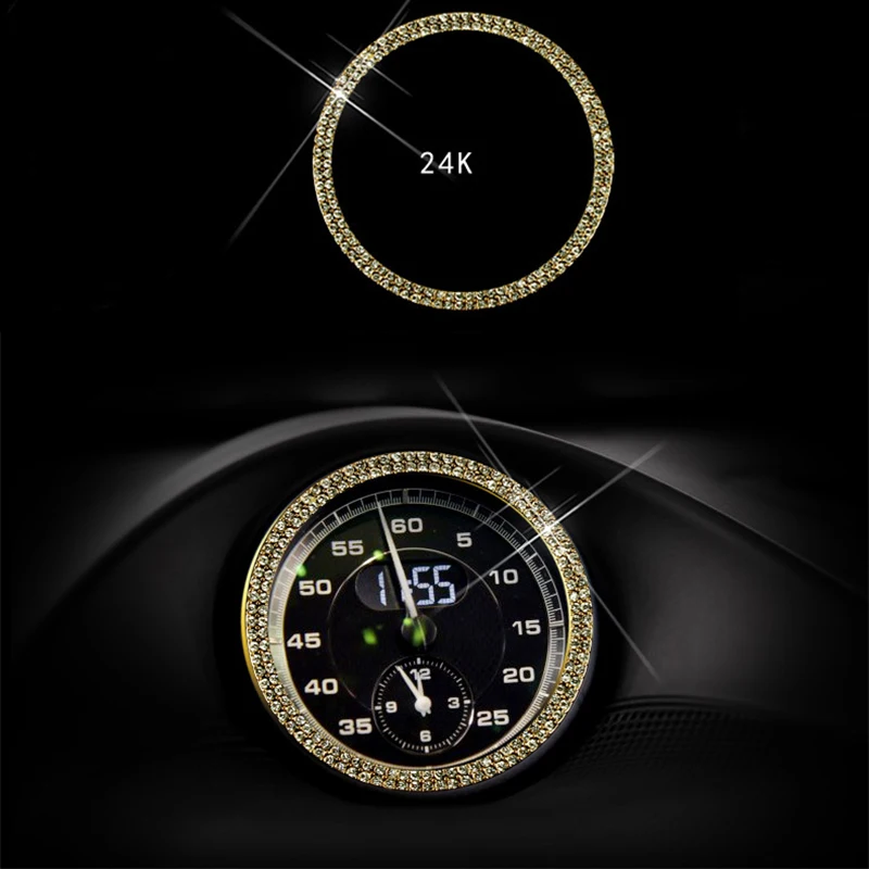 

For Porsche Panamera Macan 911 Center Control Compass Watch Dec Box Cover Trim