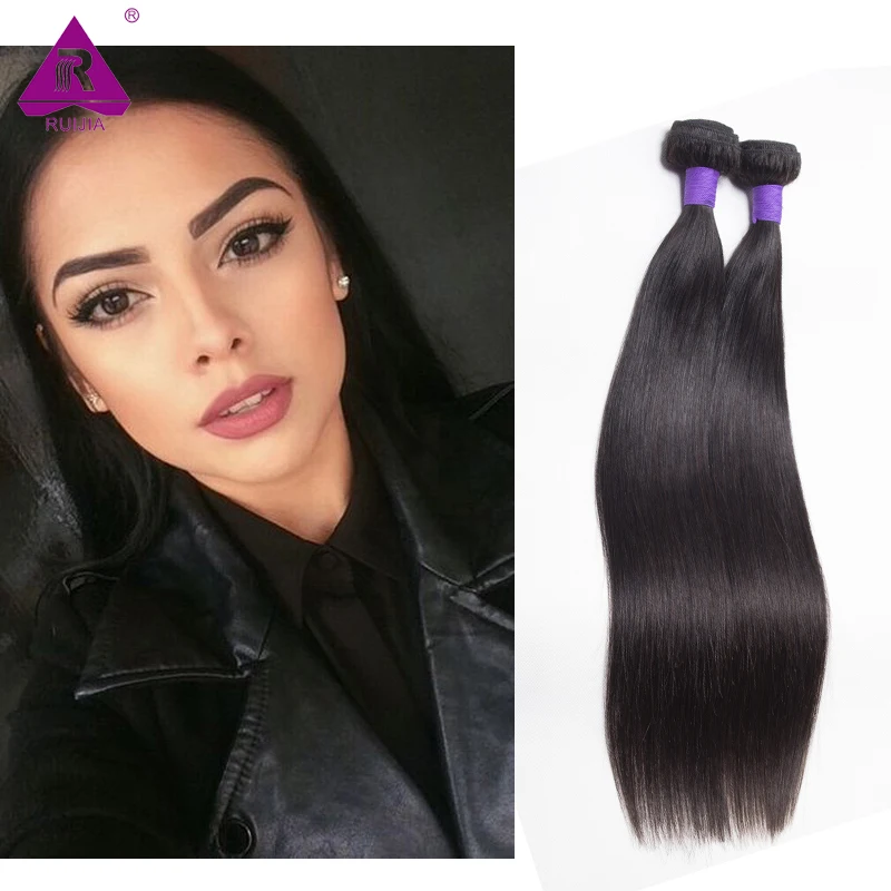 

Peruvian Straight Remy Hair Natural Color 2bundle deals peruvian virgin straight hair extensiones 100%untreated virgin hair 200g
