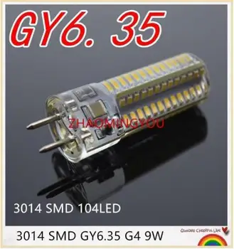 

DIMMABLE GY6.35 LED Lamps 12V 110V 220V 9W 12W 15W Corn Light Bulb Droplight Chandelier 3014SMD 104/Led Bombillas Lamp