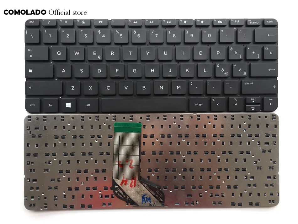 IT Italy Keyboard for HP ENVY X2 11-G000 X2 11-G100 black without frame small return key keyboard IT Layout