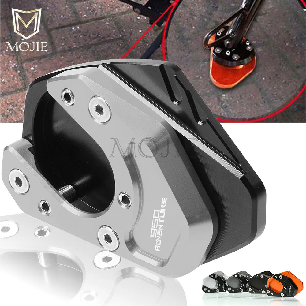

For KTM 950 Adventure S 2005-2006 Foot Plate Aluminum Motorcycle Side Stand Pad Enlarger Extension Enlargement Plate Kickstand