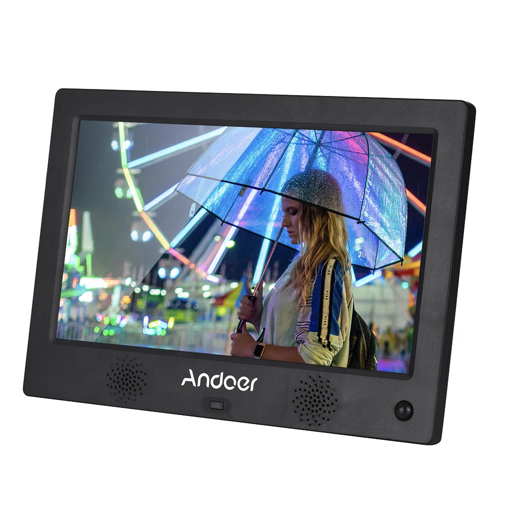 

Andoer 10.1 Inch Digital Picture Photo Frame LED Screen Digital Photo Album High Resolution 1024*600(16:9) HD Video Player