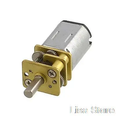 

12GA-N20 14mm Long Gearbox DC 12V 24V 0.06A 80RPM 5Kg.cm Speed Reduce Mini Motor