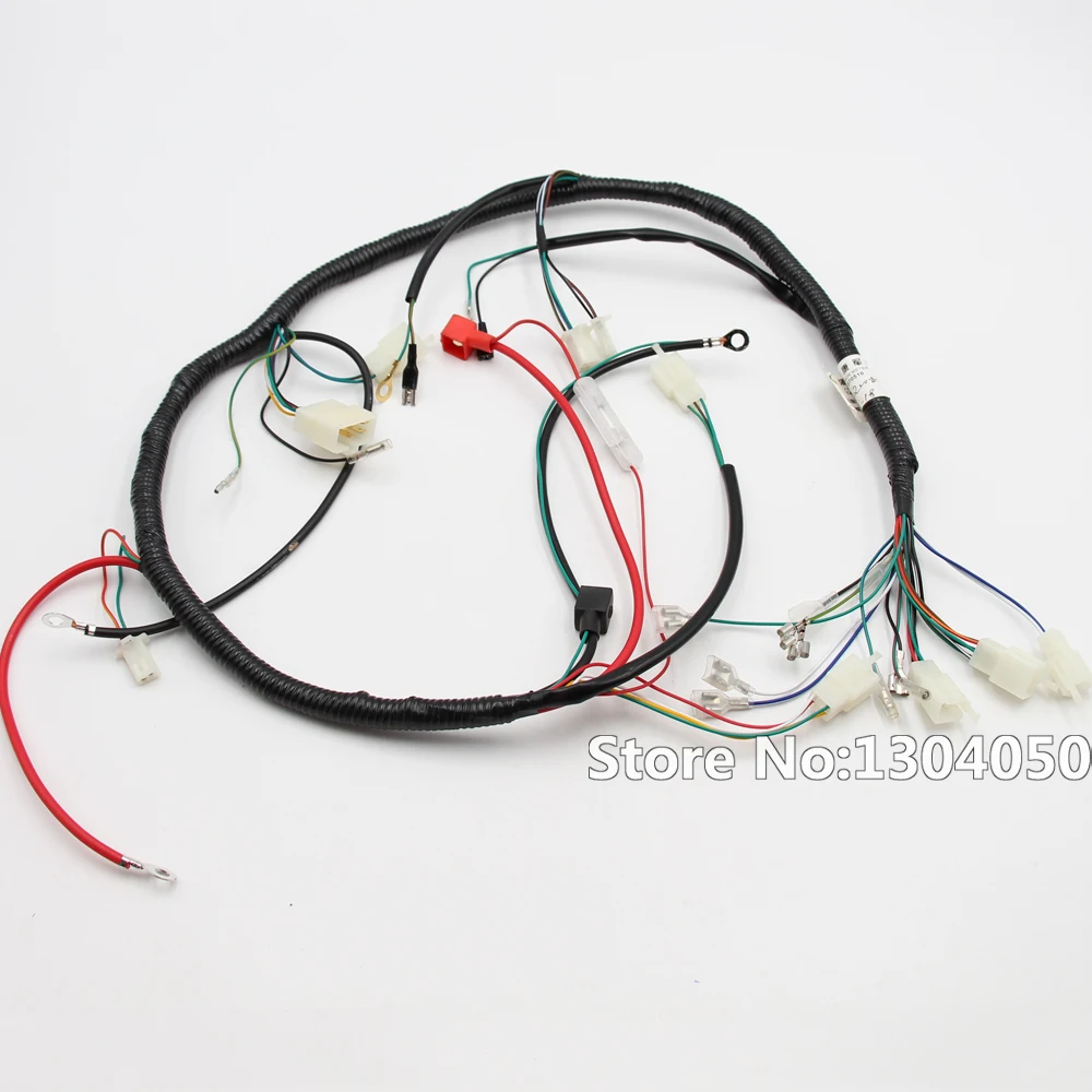 Complete Electrics 4 Stroke ATV QUAD 150 200 250 300CC Wiring Harness CDI 8 Coil Stator Tail Light Zongshen Lifan Complete Electrics 4 Stroke ATV QUAD 150 200 250 300CC Wiring Harness CDI 8 Coil Stator Tail Light Zongshen Lifan