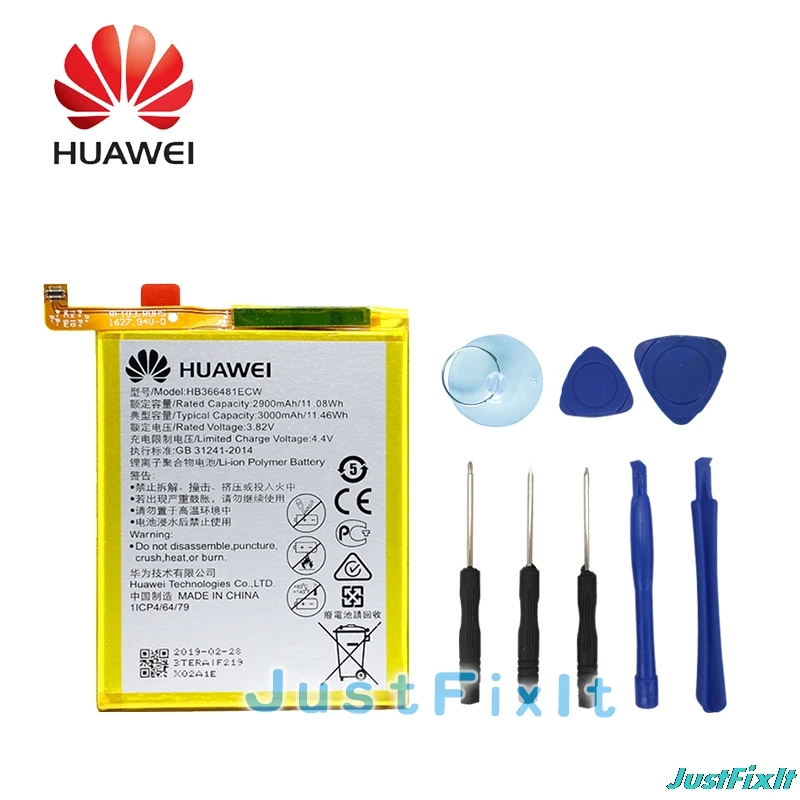 Новый HB366481ECW Hua Wei Сменный аккумулятор для телефона huawei honor 8/honor 8 lite/honor 5C Ascend P9/P9