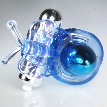 Man dildo ring butterfly Massage Stick lasting Ring Enhance delay sexy stimulate Utensils Massage clitoris Masturbation Vibrator 6