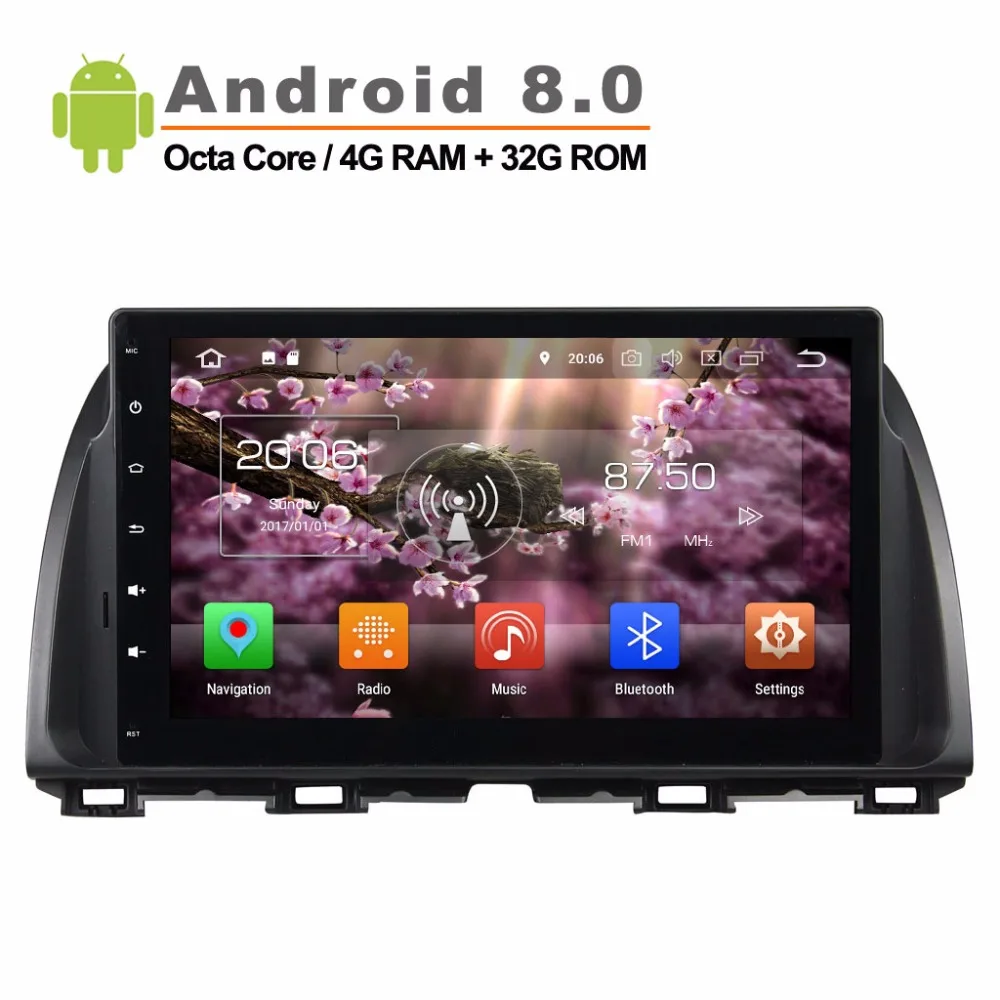 

8 Core 1.6GHz Android 8.0 Car GPS Player for Mazda Atenza Mazda CX-5 CX5 2014 2015 4G RAM + 32G ROM 1024*600 NO canbus