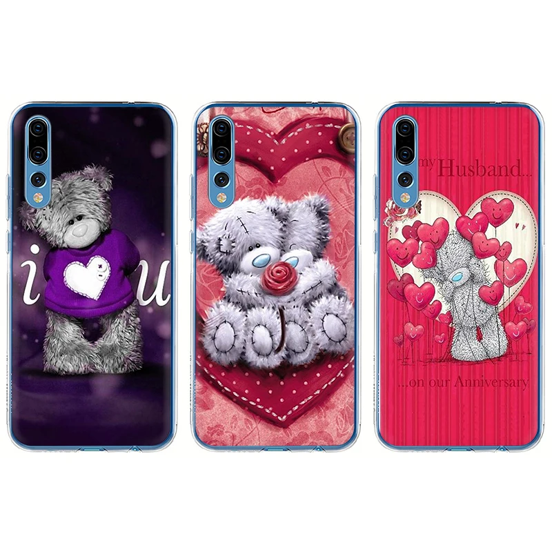 Жесткий пластиковый Чехол Teddy Me To You Bear для телефона Huawei Honor 7X 8X 8C 8A 8 9 10 Lite V20 20 9X Pro 20S