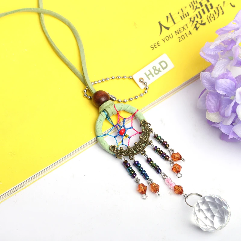 H &amp D Chakra Suncatcher для домашнего декора Ловец снов кулон автомобиля зеркало заднего