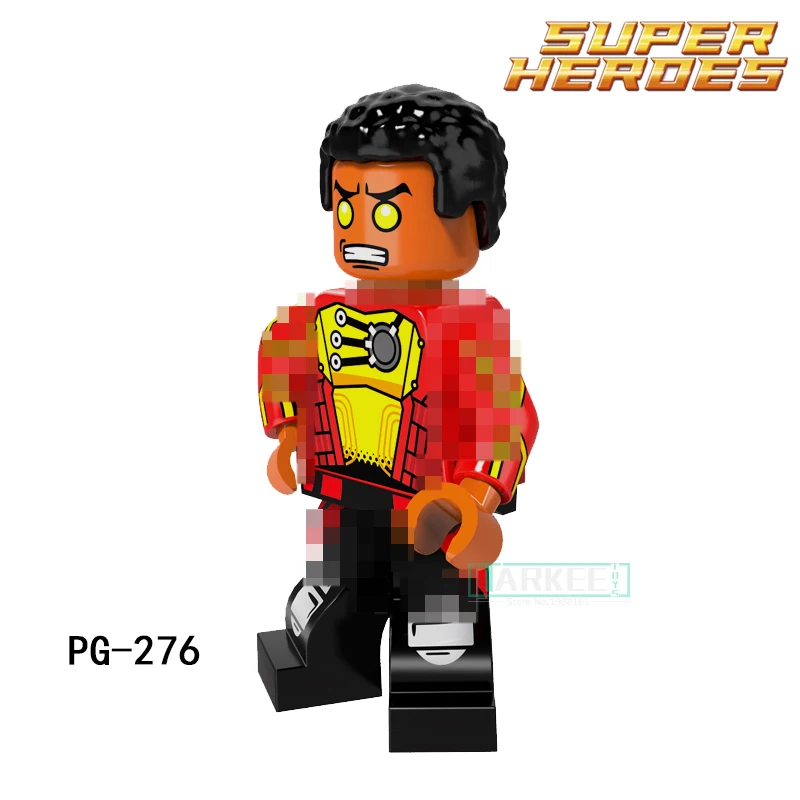 Здание Конструкторы Superboy белый Канарские Firestorm капитан усилитель супер герой Star