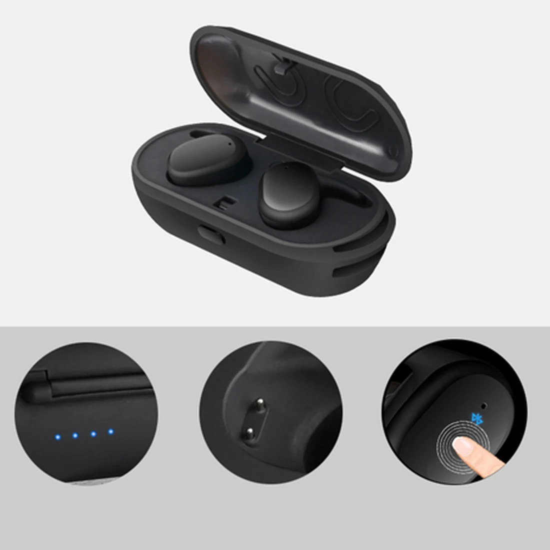 Hot Wireless Earbuds Stereo Bluetooth 4.1 Earphones Wireless Bluetooth