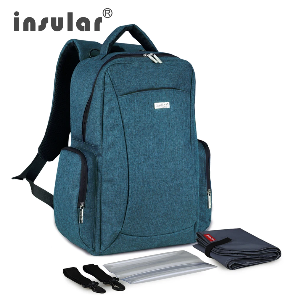 

Insular Bag Varied Travel Backpack Desiger Nursing Bag For Baby Care Multifunctional Mummy Nappy Backpack Diaper Stroller Bags