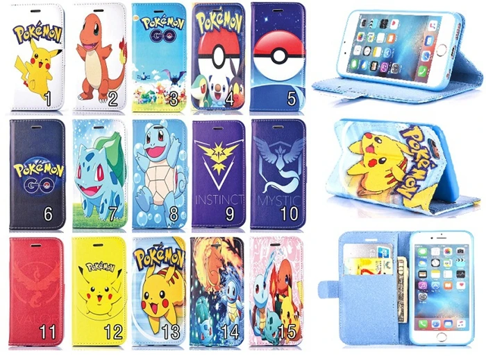 Colorful font b Cartoon b font PU Leather font b Wallet b font Flip Stand Card