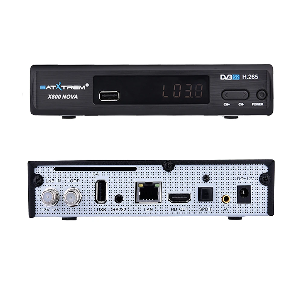 Satxtrem X800 Nova Ccam IP ТВ спутниковый ресивер с MT7601 Wifi DVB S2 H.265 рецептор Испания USB ТВ Тернер приемник Azamerica