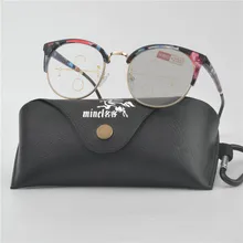 MINCL/Женская Рамка с цветами из сплава фотохромные прогрессивные многофокусные очки для чтения с двойным фокусом зеркало для чтения с коробкой NX