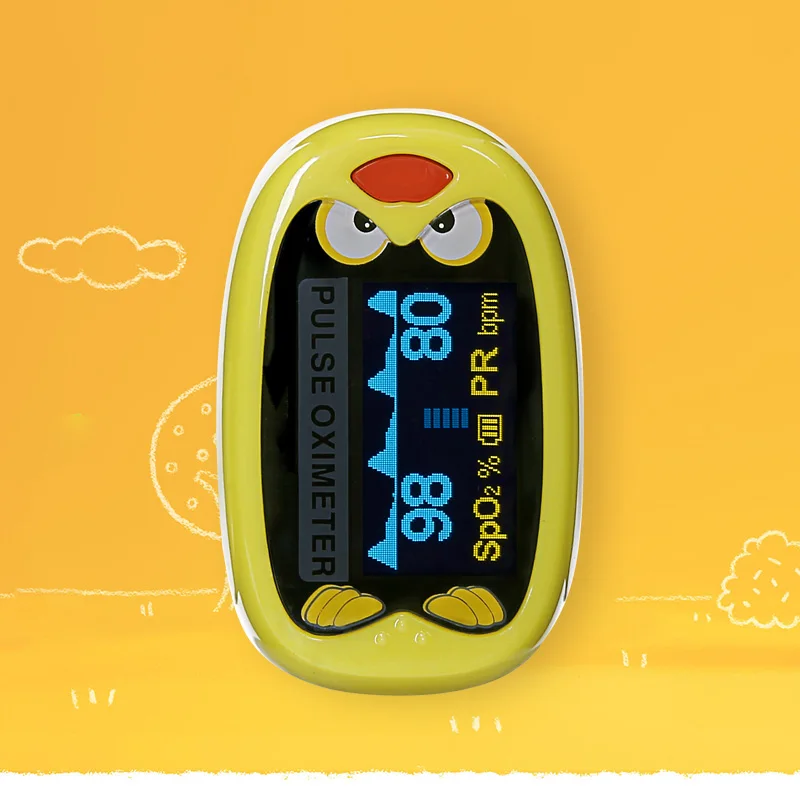  BOXYM Infant Finger Pulse Oximeter Pediatric SpO2 Blood Oxygen Saturation Meter baby Neonatal child