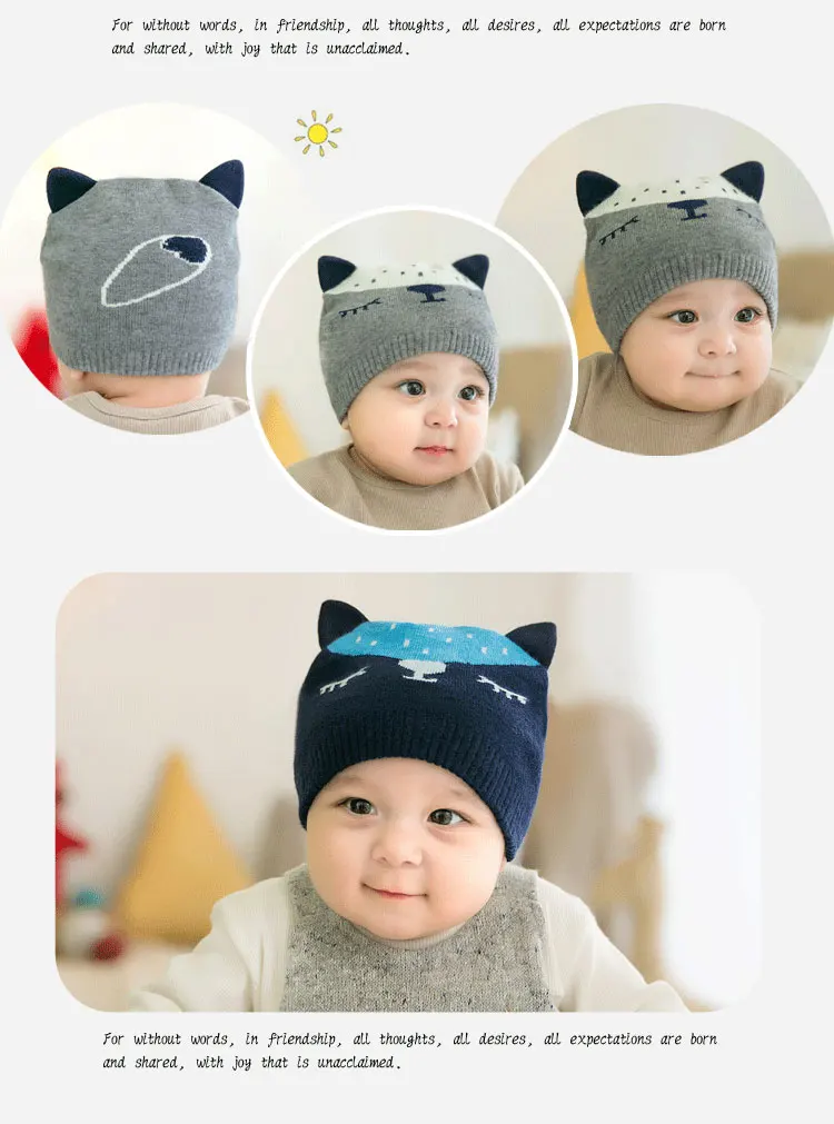 CieiK Baby Fotografie Props Newborn Cap crochet Fox Hats for Kids Boys Girls Photography Baby beanie Autumn Winter Toddler (19)