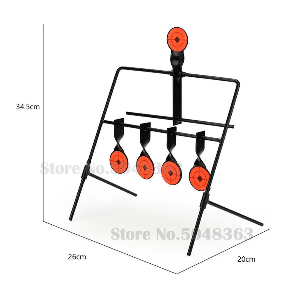 5 мишеней саморегулирующиеся вращающееся пневматическое оружие стрельбы металла набор мишеней для практики
