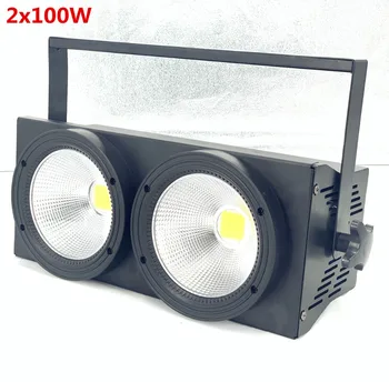 

2x100W Led COB Par Lights 200W Led audience blinder lights