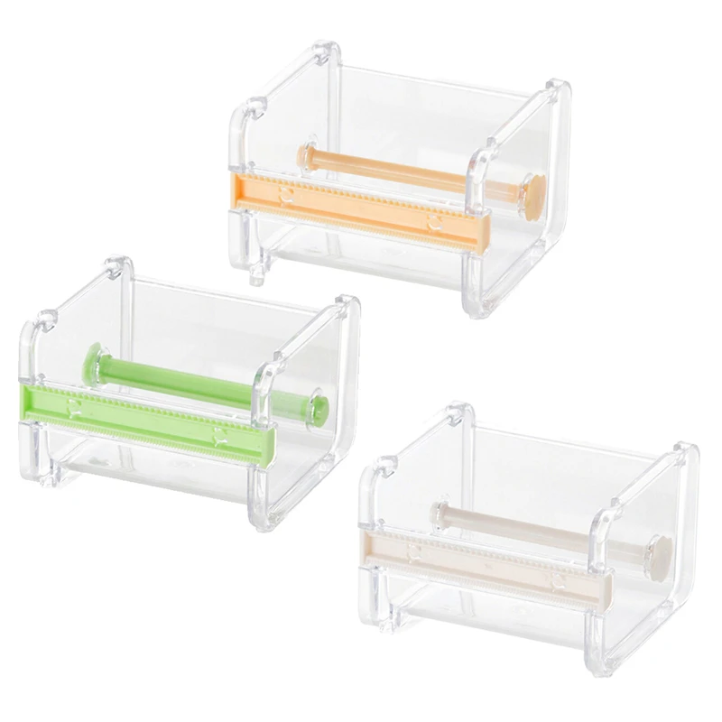 1Pcs Masking Tape Cutter Washi Tape Storage Organizer Cutter Holder Office Tape Dispenser Office Supplies Japanese Stationery
