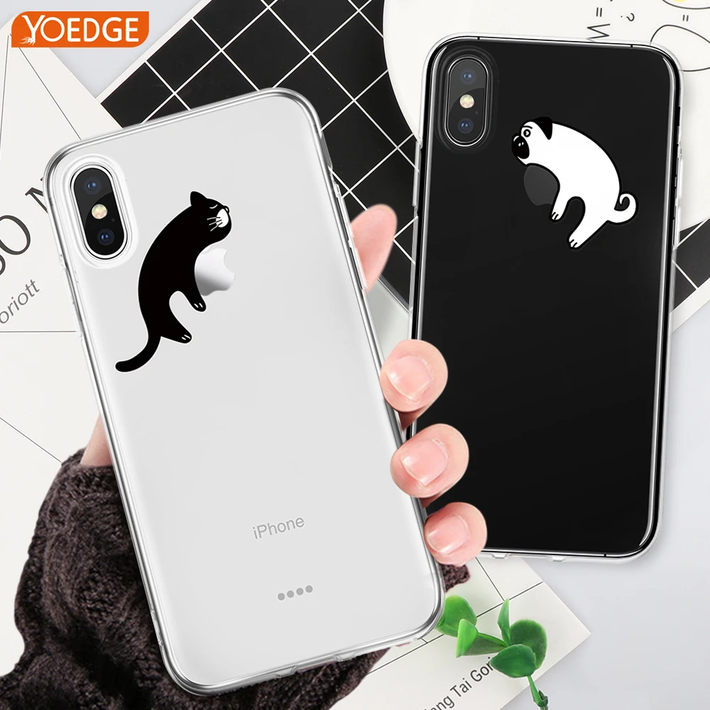 

Ultra Slim Fashion Funny Cartoon Phone Case for iPhone X Case for iPhone 6 6S 7 8 Plus Cover Soft TPU Clear Cases Cute Capa