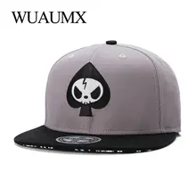 Wuaumx 5 Панель Кости Snapback Кепки Для мужчин женщин Spades Повседневное хип-хоп Бейсбол Кепки плоские края скейтборд hat бейсболка мужская козырек от солнца женский кепки с прямым козырьком шапка,кепка мужская