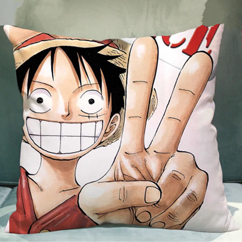 

ONE PIECE Luffy With Ace Back Cushion Tony Tony Chopper Sofa Car Decoration Personality Creative Living Room Gift M743