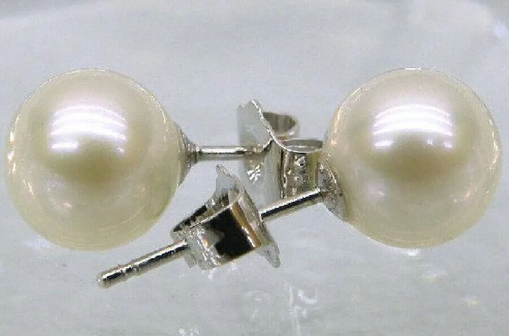 

FREE SHIPPING>>> free shipping 13377 REAL BEAUTIFUL PERFECT ROUND 10-11 MM AAA+ AKOYA WHITE PEARLS EARRING