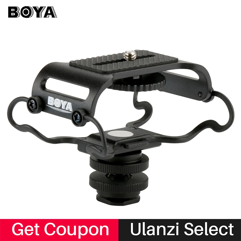 

BOYA BY-C10 Microphone Shock mount Digital Recorder Microfone Shockmount for Zoom H1/H4n/H5/H6 Sony PCM-M10 Tascam DR-40 DR-05