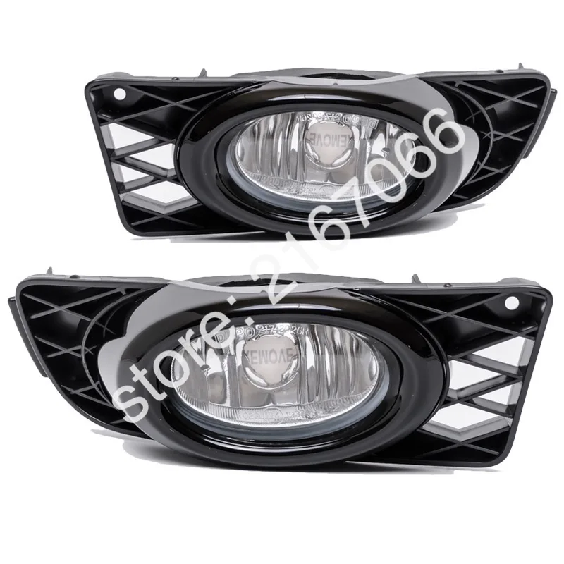 Пара противотуманных фар подходит для Honda CIVIC 2008 2009 2010 2011 комплект прозрачных