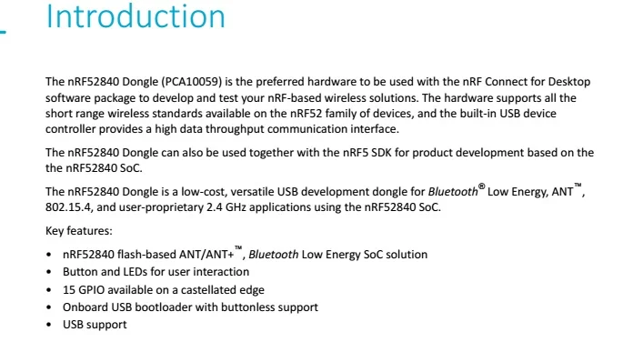 NRF52840 ключ