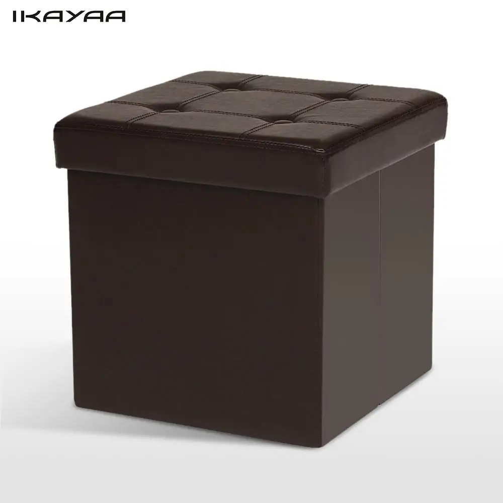 Aliexpress.com : Buy IKayaa UK Stock Excellent PU Leather Folding Aliexpress.com : Buy iKayaa UK Stock Excellent PU Leather Folding Storage Ottoman Cube Foot Stool Seat Footrest Foldable Storage Box Pouffe from Reliable ... - Aliexpress.com : Buy IKayaa UK Stock Excellent PU Leather Folding