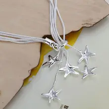 DT-H099 Горячая посеребренные 925 ювелирные браслеты для женщин, Шарм с доставкой Модные звезды кулон браслет