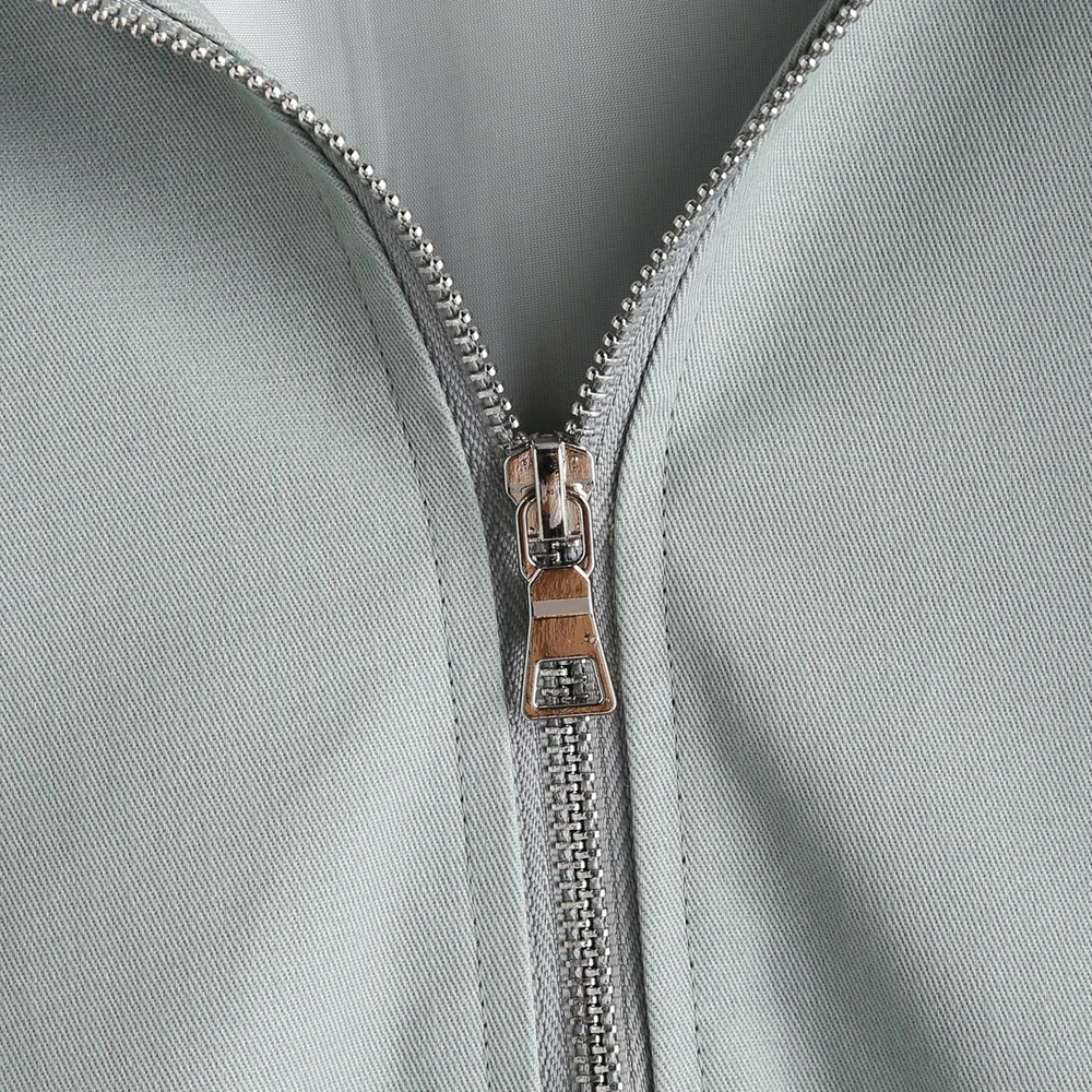Reglan Sleeve Hit Color Jacket Pocket Zip Hooded Jacket Female Windbreaker Women Coat Fashion Casual Harajuku Bomber Jacket