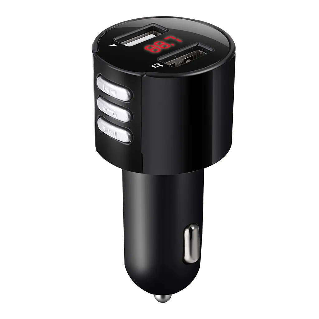 

Car Charger Bluetooth Car FM Transmitter Can Directly Read The Audio Files Multifunctional Car MP3 #YL1