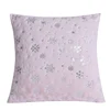 Solid Decorative Pillows Snow Snowflake Cushion Cover Plush Throw Pillow Cover Seat Sofa Embrace Pillow Case Home Decor 43x43cm ► Photo 2/6