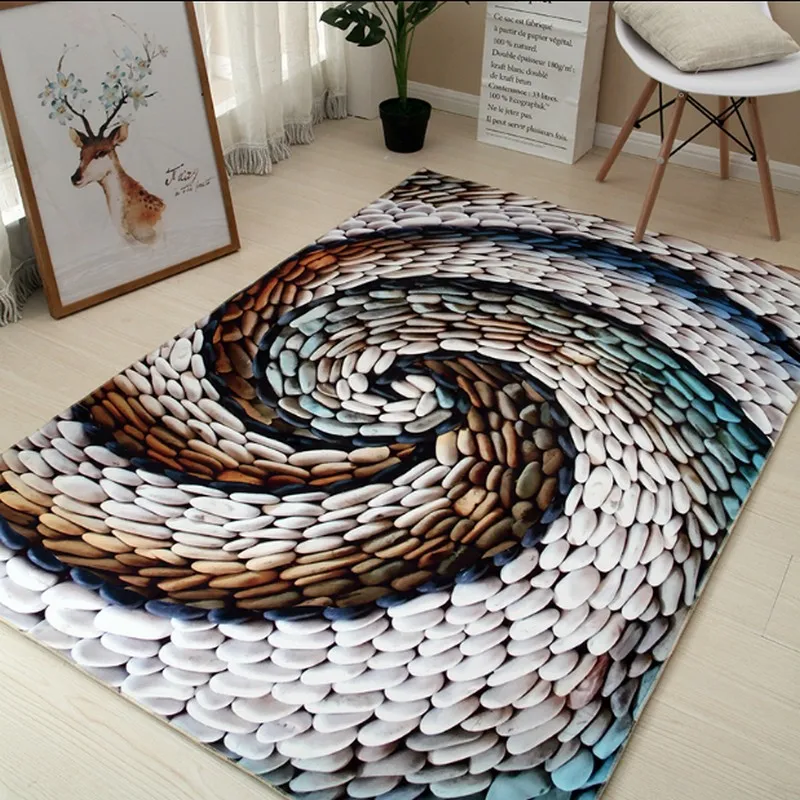 

Simple Modern Nordic Rugs And Carpets Living Room Bedroom Absorbent Anti-skid Shaggy Carpet Bedside Rectangular Coffee Table Rug