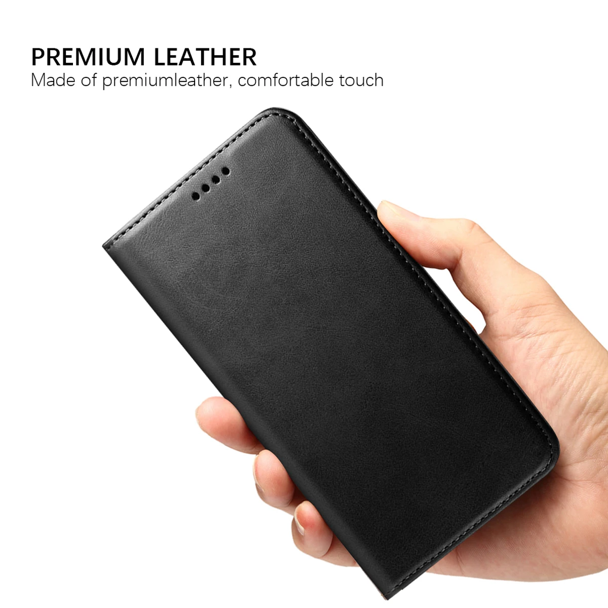 Кожаный чехол для Samsung Galaxy A50 A40 A30 A20 A10 телячья кожа PU Бумажник Флип Kickstand Броня