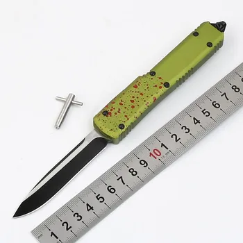 

2019 OTF Outdoor knife UT D2 blade aluminum handle camping survival outdoor EDC hunt Tactical tool dinner kitchen knife